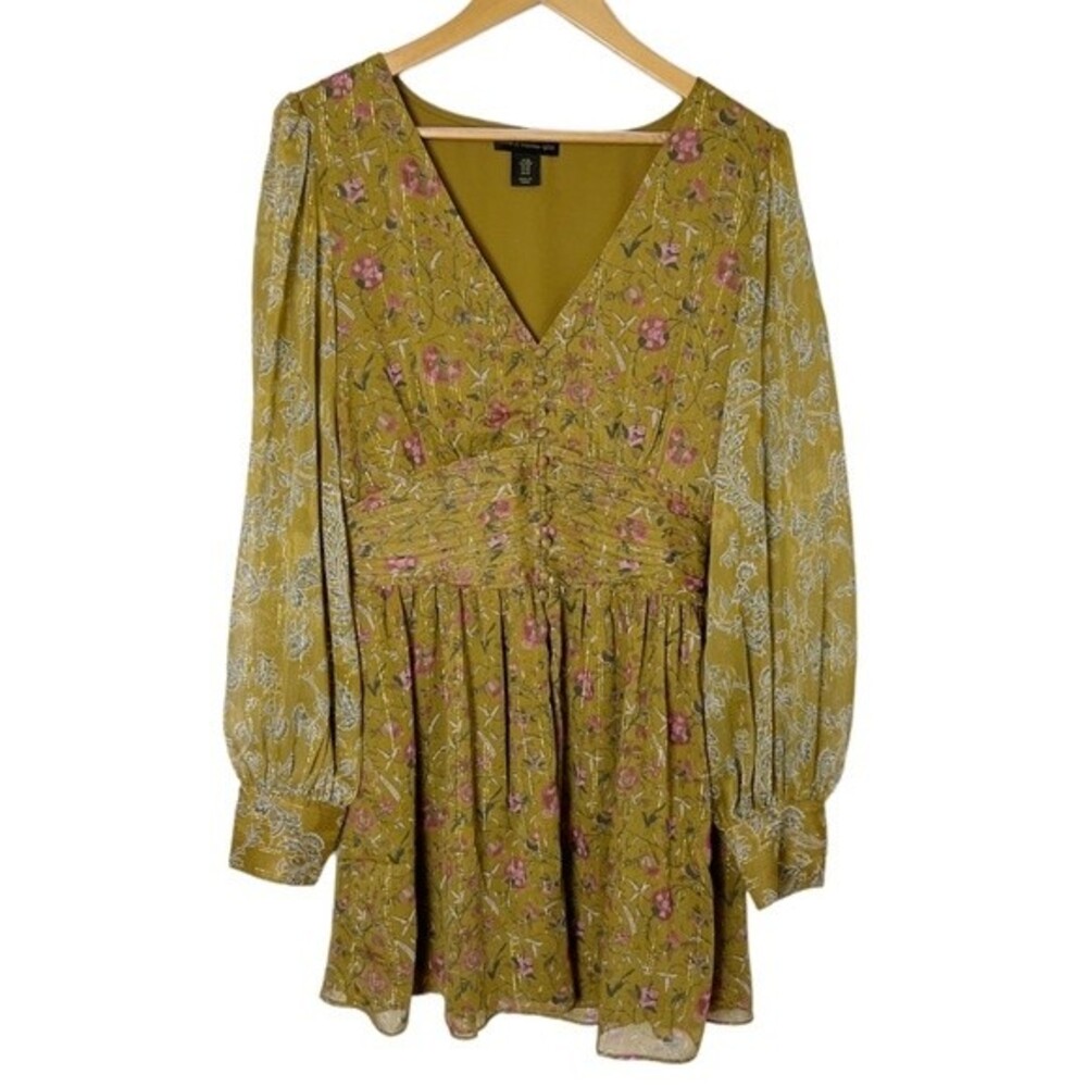 House of Harlow Green Longsleeve Dress